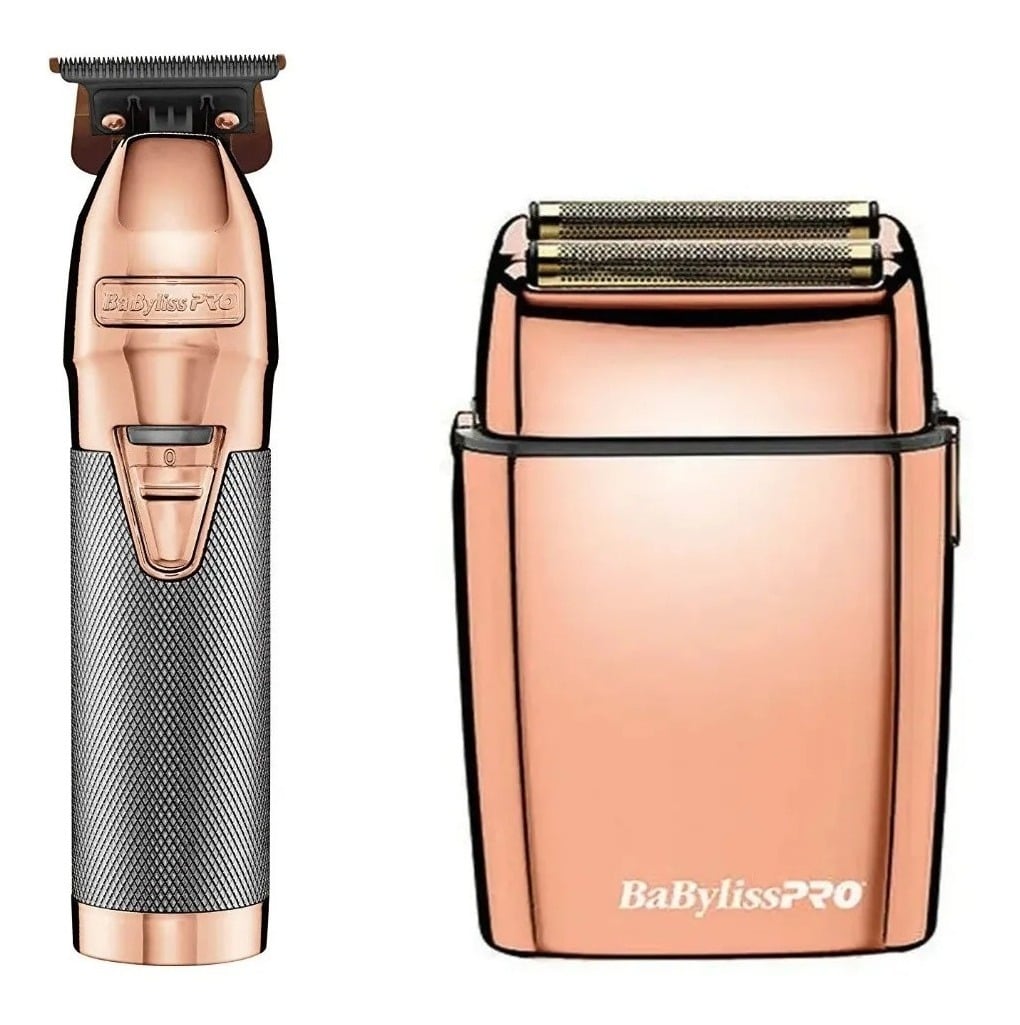 COMBO KIT BABYLISSPRO PATILLERA + AFEITADORA ROSE GOLD INALAMBRICO - 1