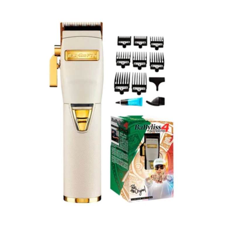 MÁQUINA CORTADORA PELO INALÁMBRICO BABYLISS BLANCO FX FADE FERRARI - 4