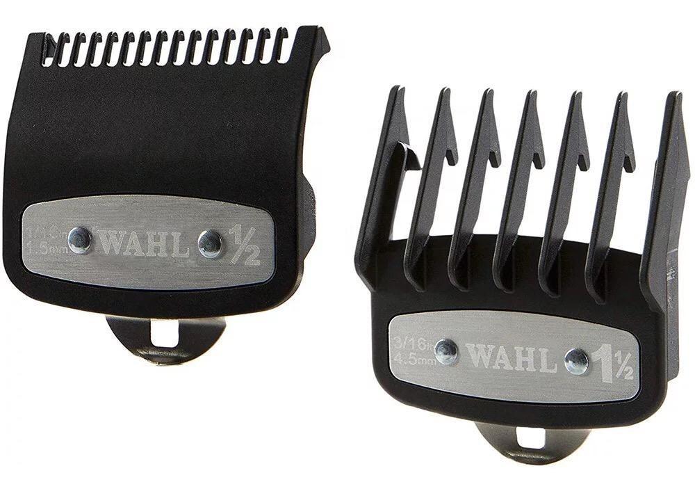KIT ALZAS BARBERIA FADE 0,5 (1,5 MM) 1,5 (4,5MM) WAHL METALICO - 2