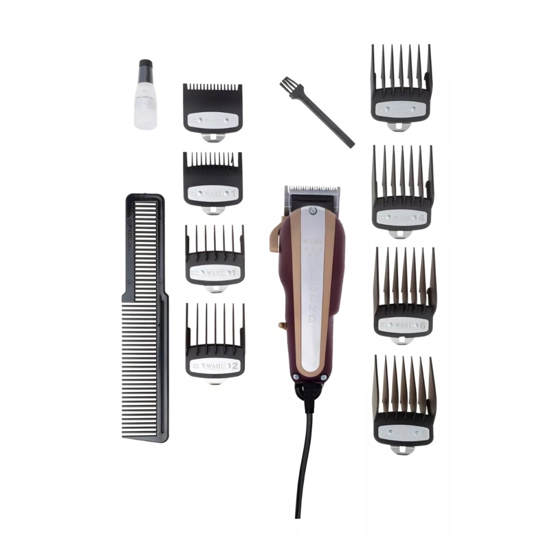 CORTADORA DE PELO WAHL PROFESSIONAL 5 STAR LEGEND 8147 PLATEADA Y EN COLOR ROJO 220V - 5