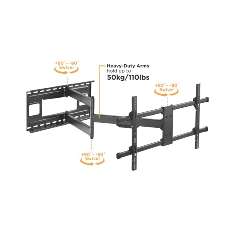 SOPORTE DE TELE BRAZO EXTRALARGO PARA PANTALLA DE 43'-80' DE HASTA 50 KG - 2
