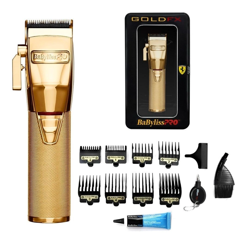 BABYLISS PRO MAQUINA CORTADORA PELO GOLD FX FERRARI INALAMBRICA - 1