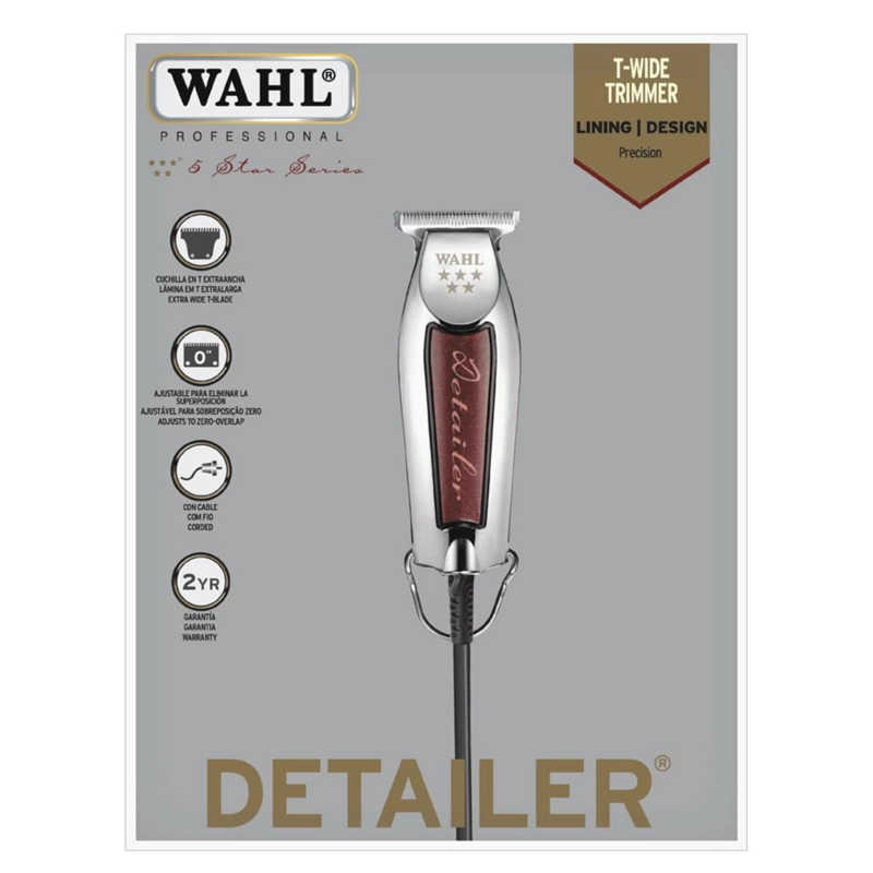 MAQUINA DE CORTE WAHL MAGIC CLIP ELECT + PATILLERA DETAILER BURDEO - 5