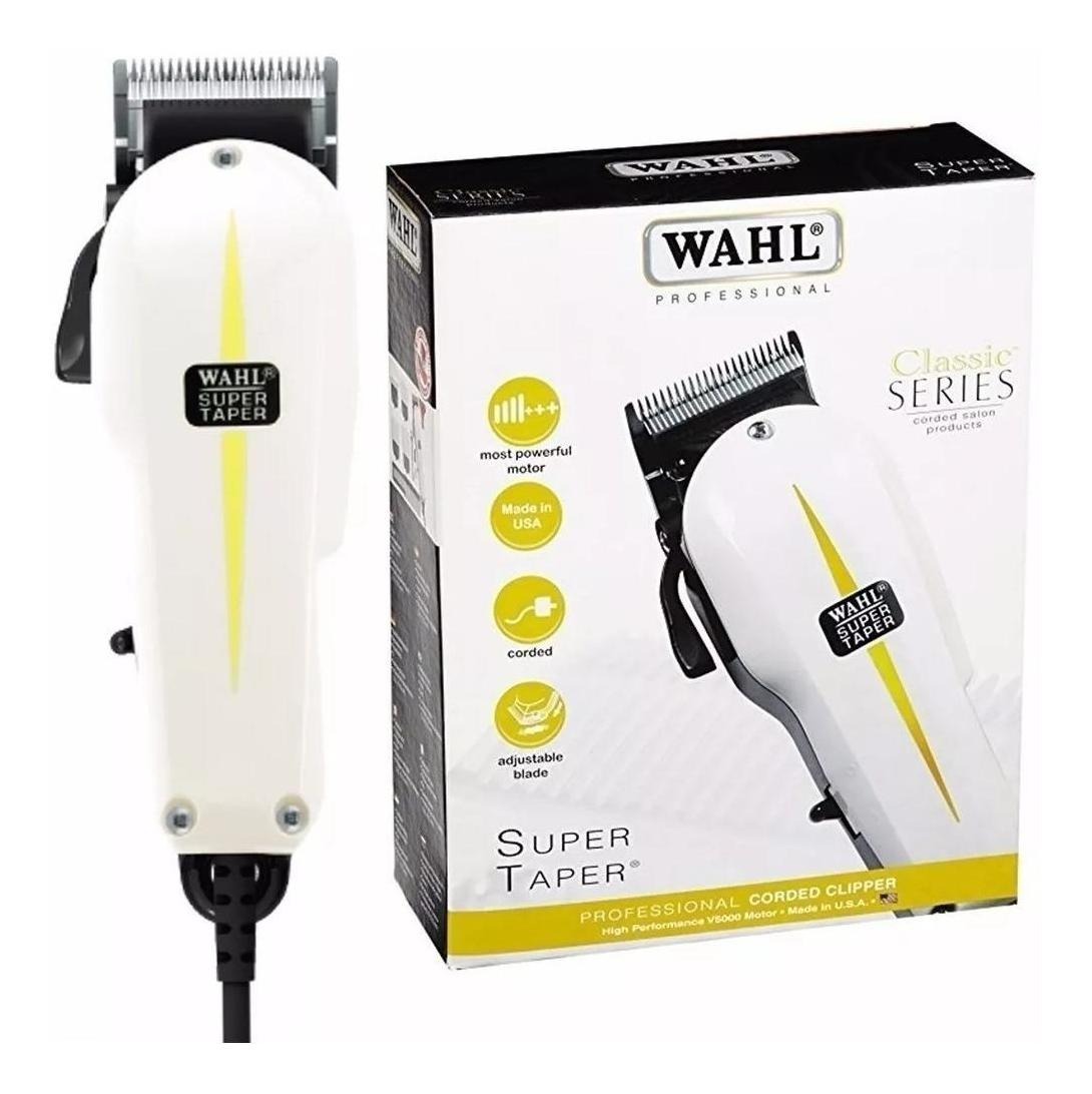 MÁQUINA CORTADORA WAHL PELO SUPER TAPER PROFESIONAL 220V BLANCO TAMAÑO ÚNICO 1 VELOCIDAD - 2