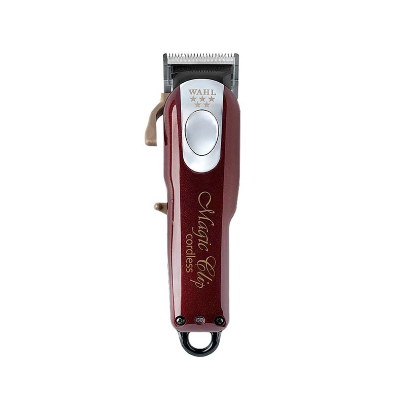 CORTADORA INALÁMBRICO WAHL PELO PROFESSIONAL 5 STAR CORDLESS MAGIC CLIP 8148 PLATEADA Y ROJA - 4