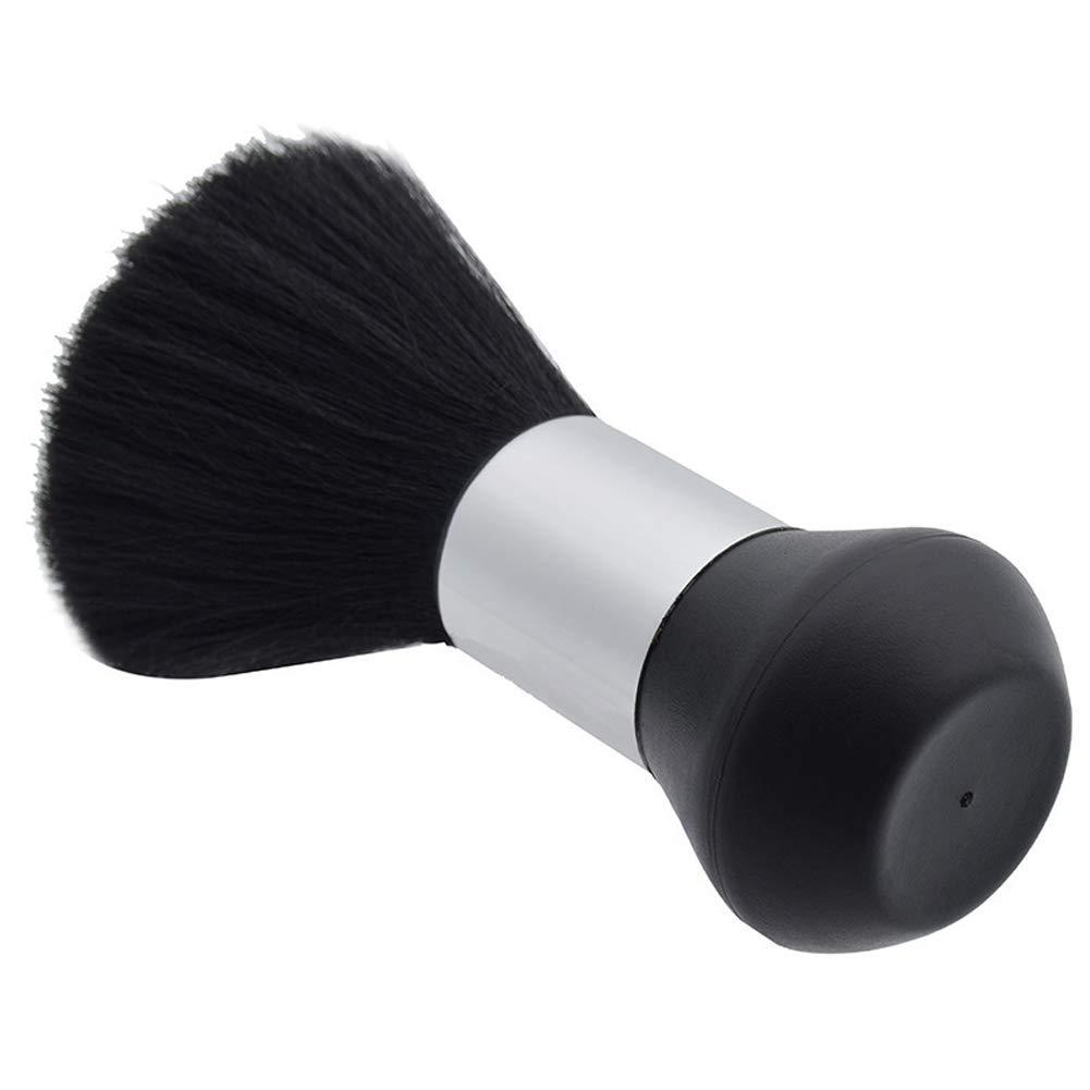 BOTAPELO PARA BARBERÍA PELO SUAVE EN COLOR NEGRO/CON TALQUERA EN COLOR BLANCO. - 5