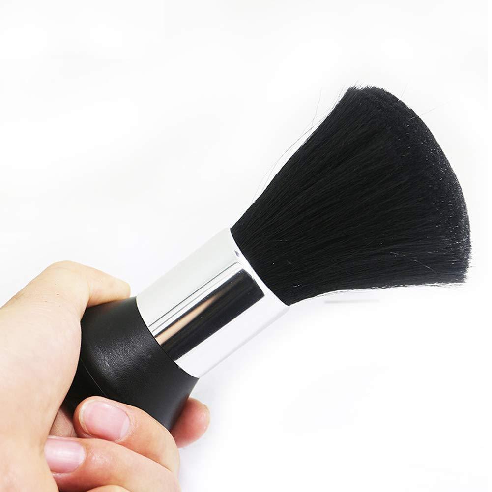 BOTAPELO PARA BARBERÍA PELO SUAVE EN COLOR NEGRO/CON TALQUERA EN COLOR BLANCO. - 6