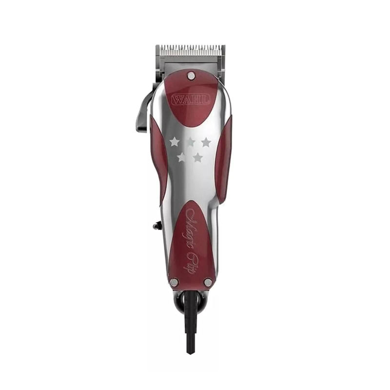 CORTADORA WAHL CABELLO 5 STAR MAGIC CLIP PLATA Y ROJA 220V - 1