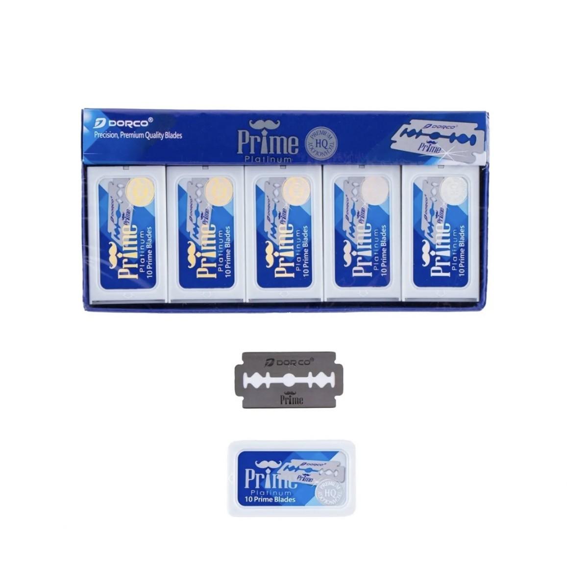HOJILLAS DORCO PRIME PLATINUM PARA NAVAJA 100 FILOS - 1
