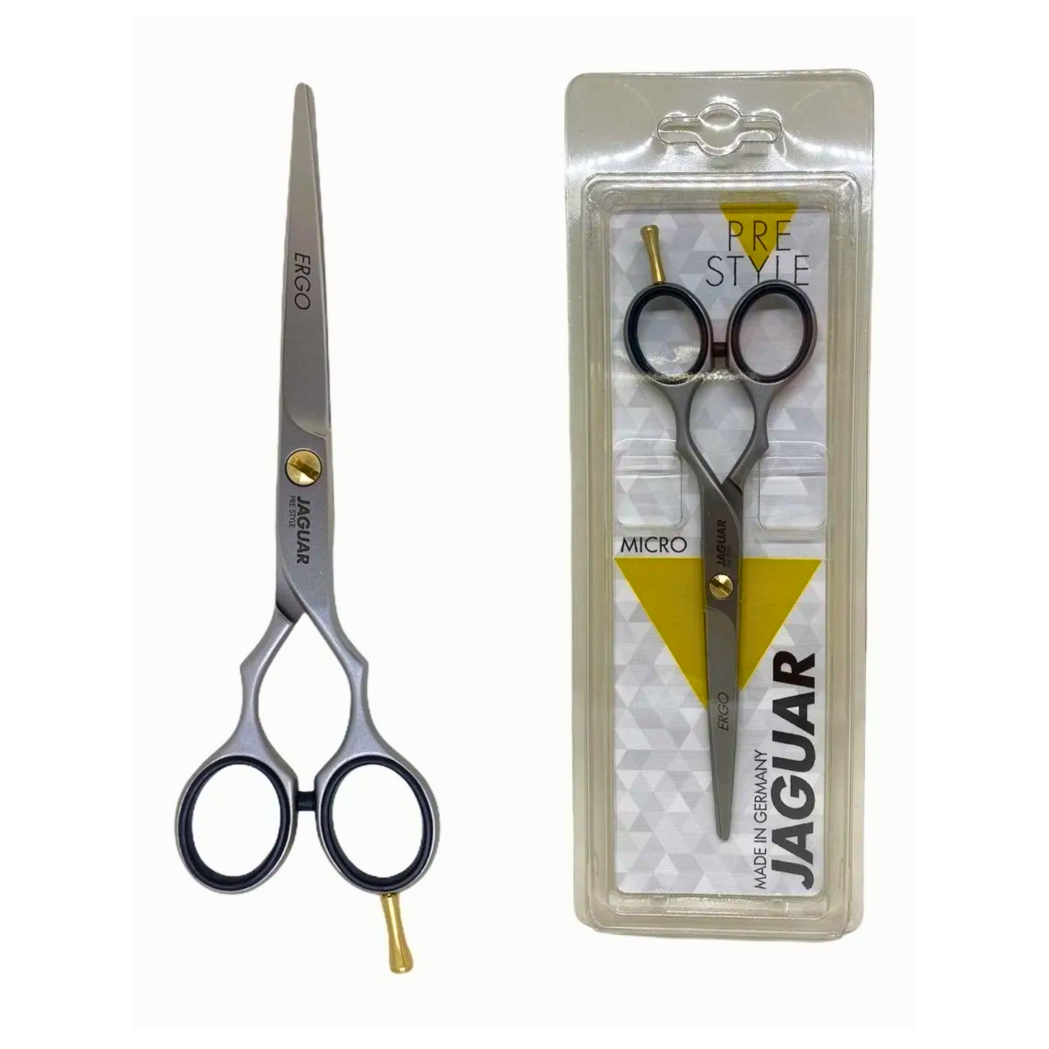 TIJERA FILO MIXTO JAGUAR PRE STYLE ERGO MATE 6.0 (82260) - 2
