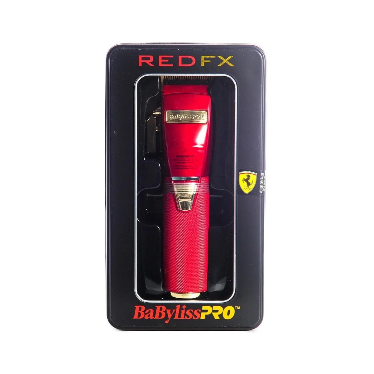 CORTAPELO CUCHILLA DE ACERO INOXIDABLE BABYLISSPRO GOLD ROJA - 3