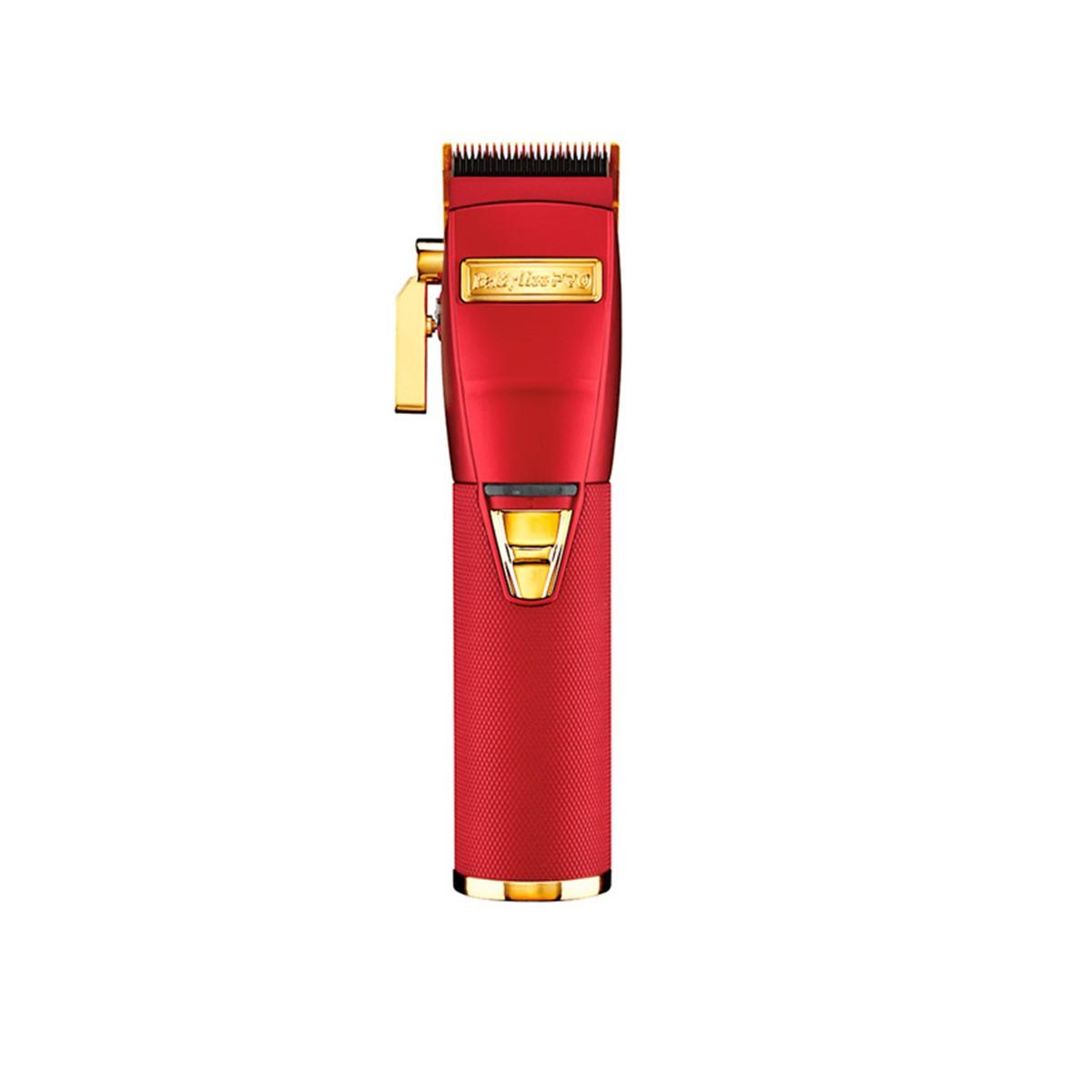 CORTAPELO CUCHILLA DE ACERO INOXIDABLE BABYLISSPRO GOLD ROJA - 6