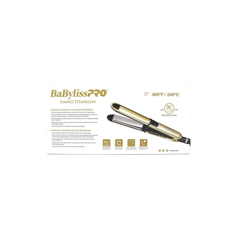 PLANCHA DE PELO GOLD PROFESIONAL OPTIMA 3000 BABYLISS PRO - 4