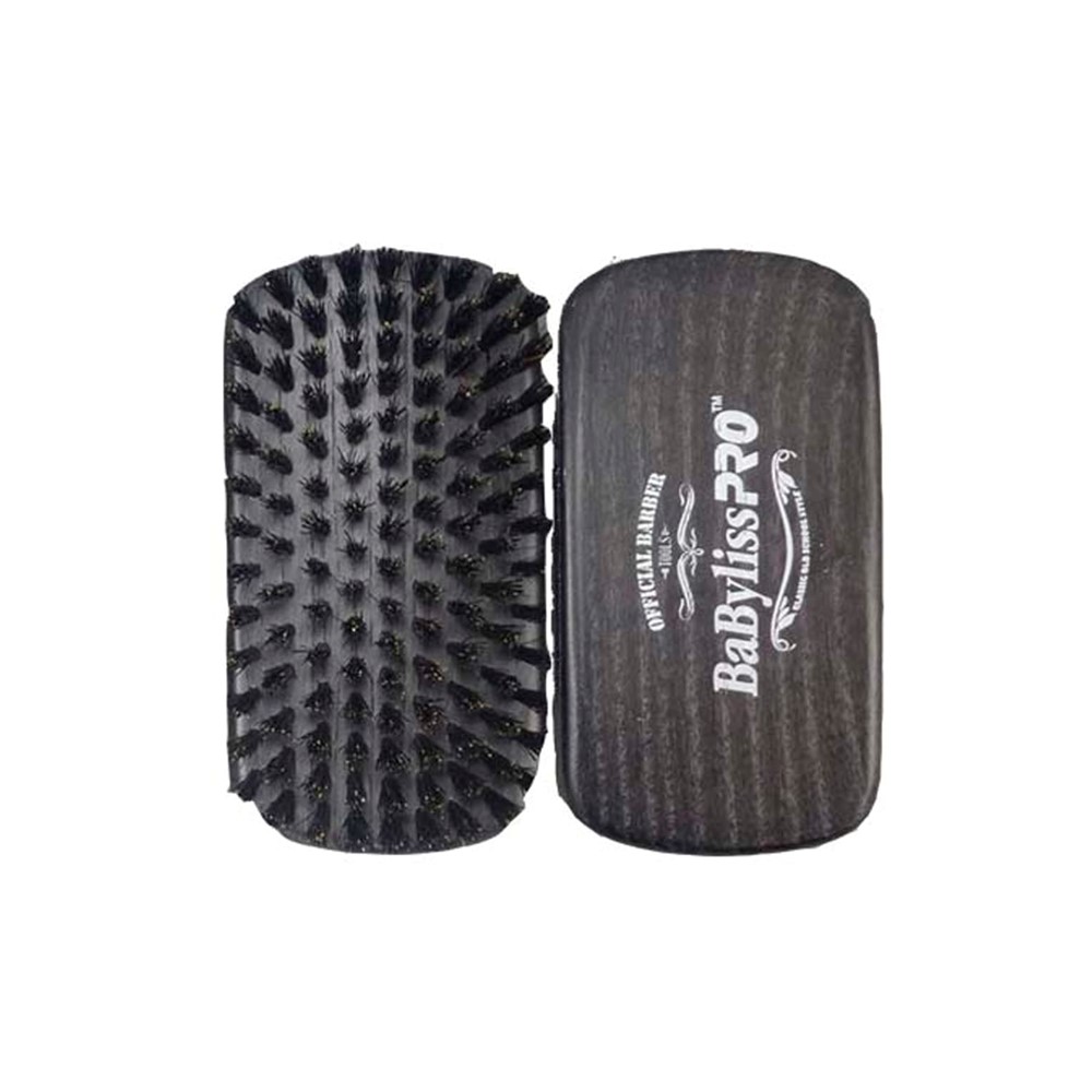 CEPILLO MADERA BABYLISS OVAL CERDAS NATURALES PARA BARBERO - 1