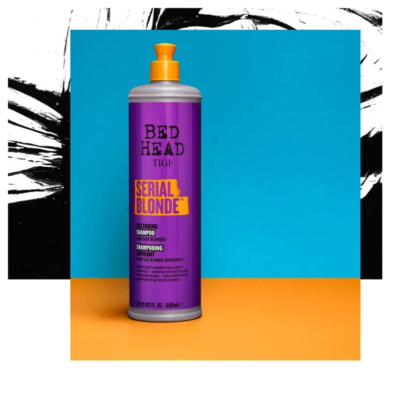 SHAMPOO CABELLO TIGI BED HEAD SERIAL BLONDE RESTAURADOR RUBIOS TROPICAL EXÓTICA 400 ML - 3