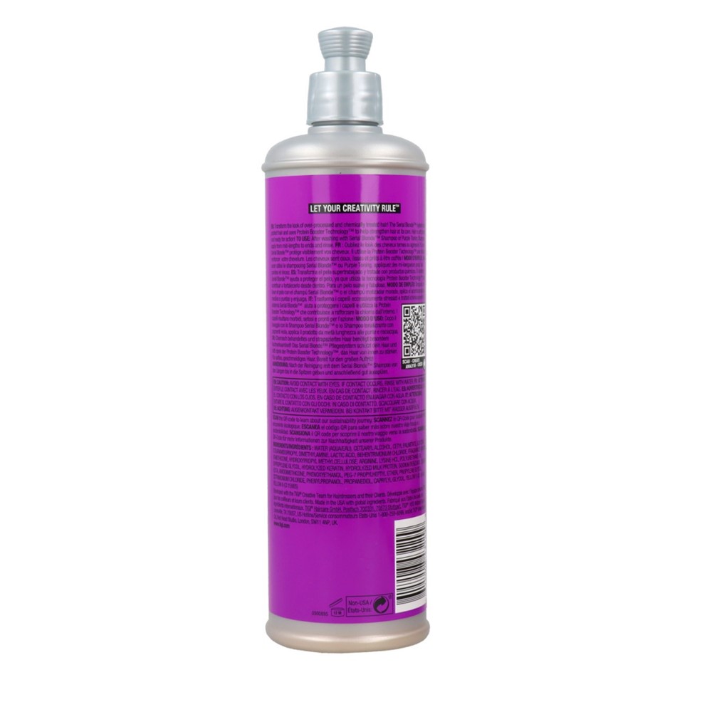ACONDICIONADOR CABELLO TIGI 400 ML BED HEAD SERIAL BLONDE PELO RUBIO - 2