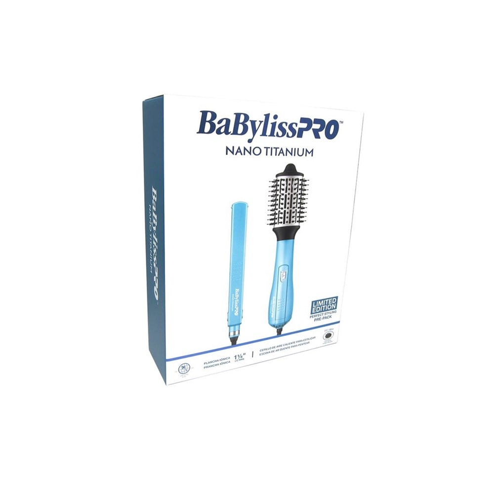 KIT BABYLISS PLANCHA 2091 CEPILLO SECADOR VOLUMINIZADOR 64MM - 1