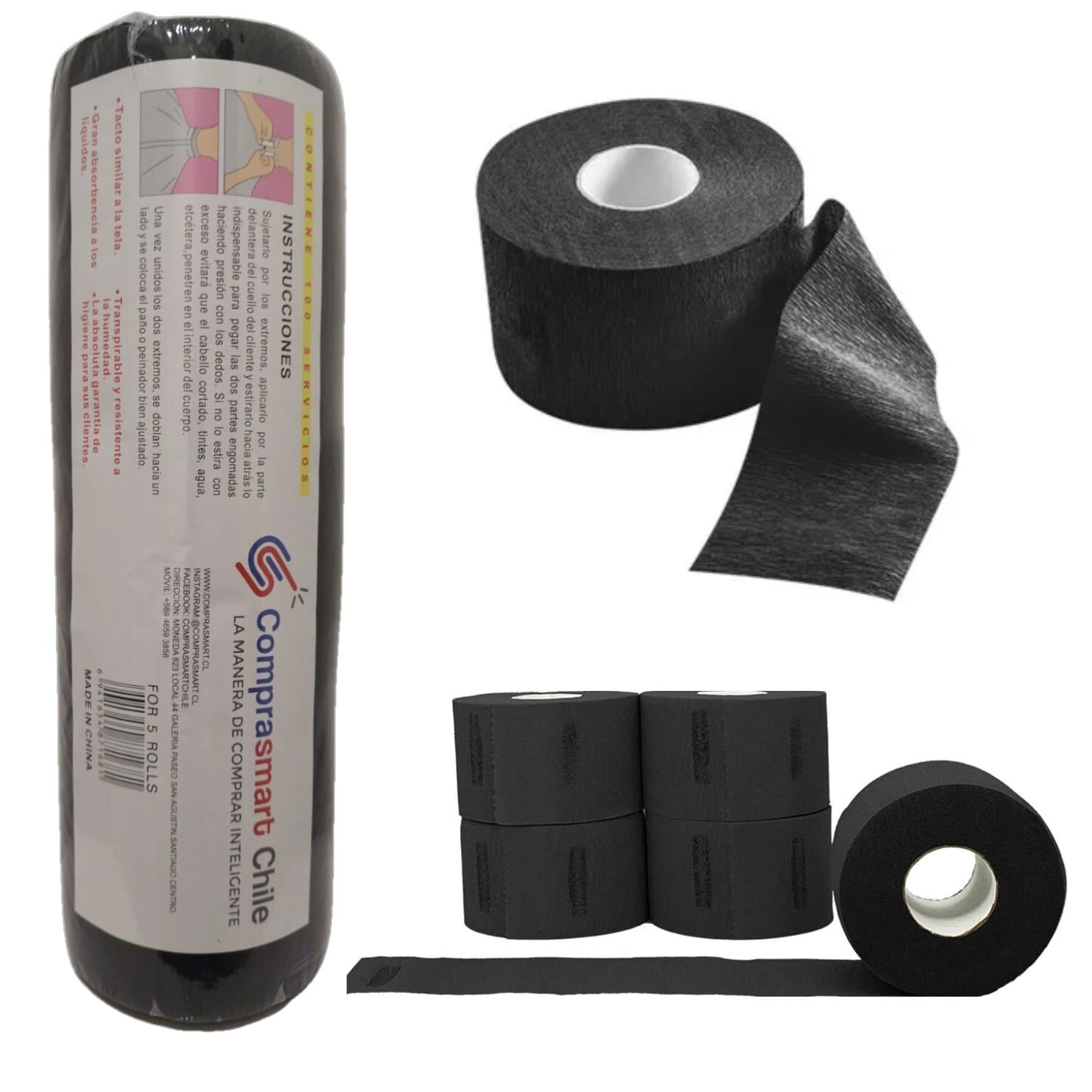 PACK 5 PAPEL CUELLO PARA BARBERÍA PELUQUERÍA CUBRE CUELLO - 2