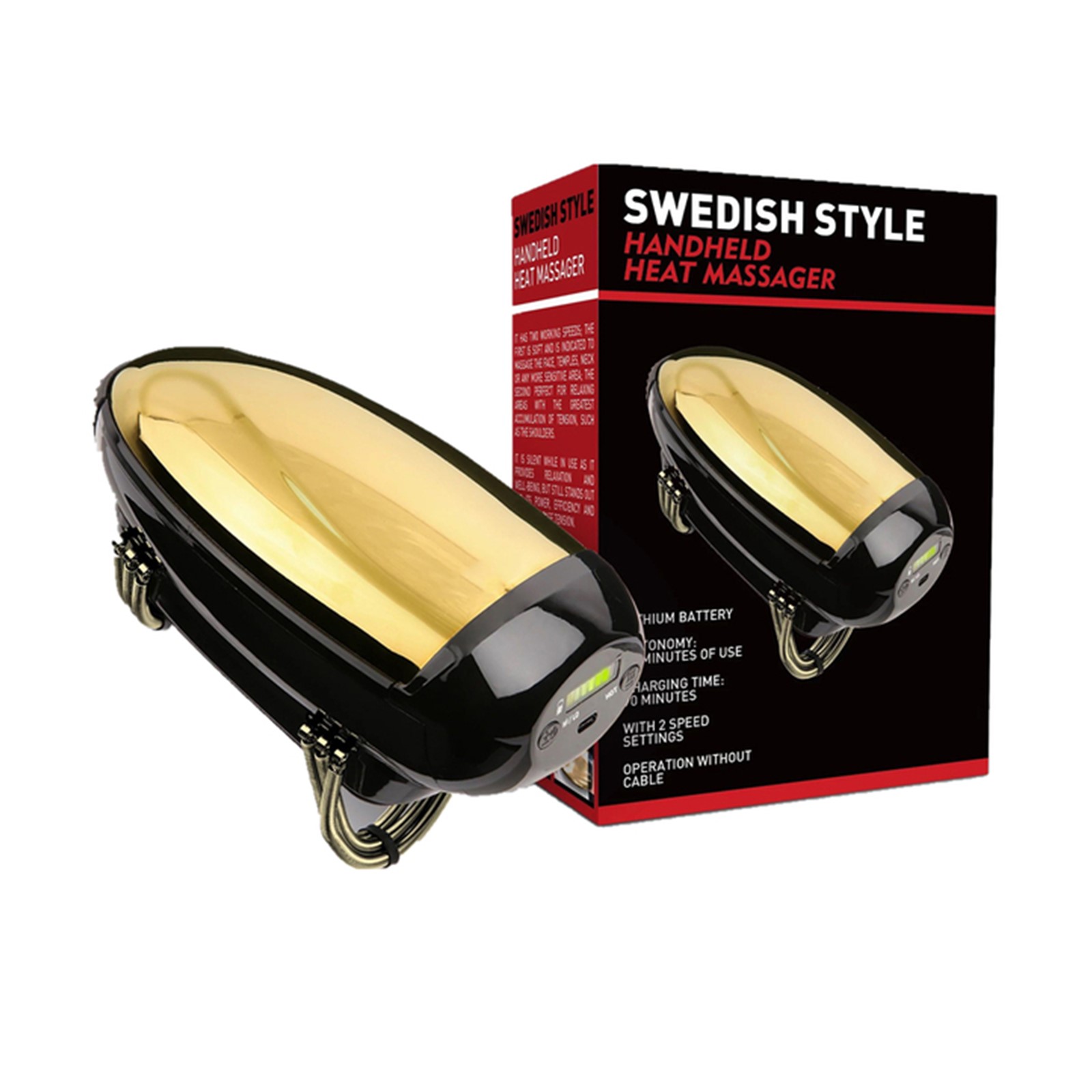 MASAJEADOR 5 STAR BARBER PRO VIBEFX CON SIN CABLE INLAMBRICO - 1