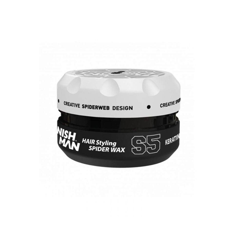 TRATAMIENTO NISH MAN 150 ML NISHMAN HAIR STYLING SPIDER CERA S5 KERATIN BLANCA - 2