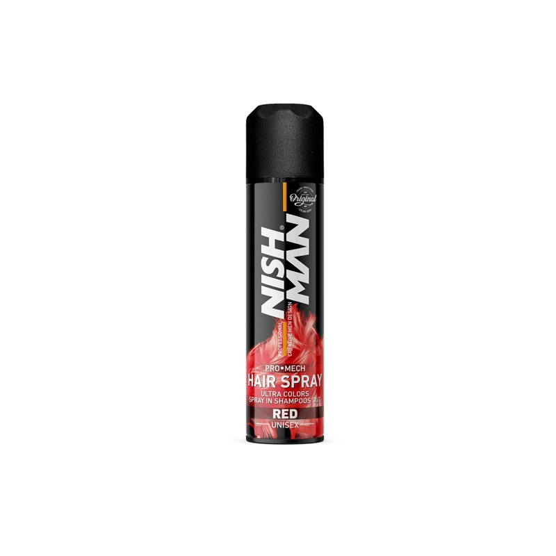 LACA PARA EL CABELLO NISH MAN PRO MECH ROJO UNISEX 150 ML - 1