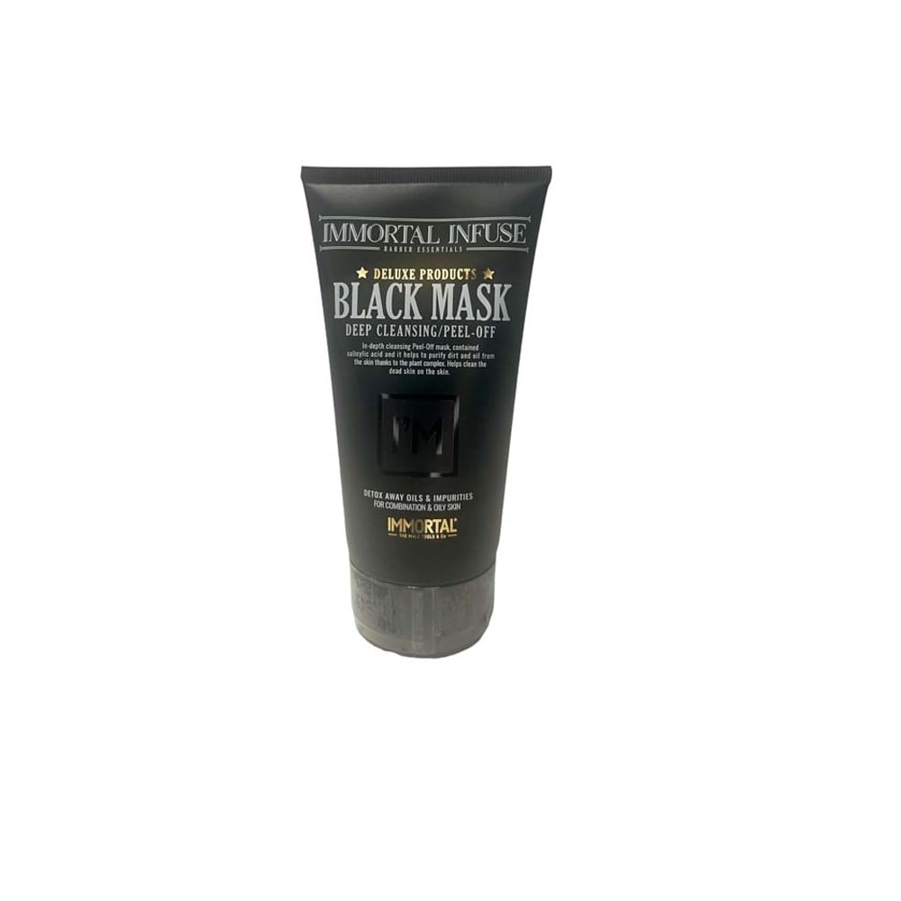 MASCARILLA CARBÓN IMMORTAL INFUSE 150ML IMMORTAL NYC SCRUB PARA FACIAL BLACK - 1