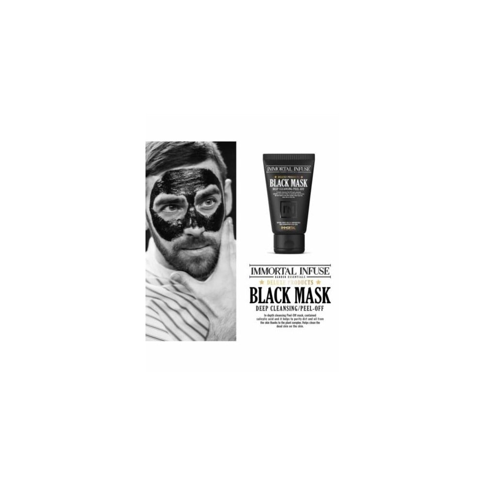 MASCARILLA CARBÓN IMMORTAL INFUSE 150ML IMMORTAL NYC SCRUB PARA FACIAL BLACK - 2