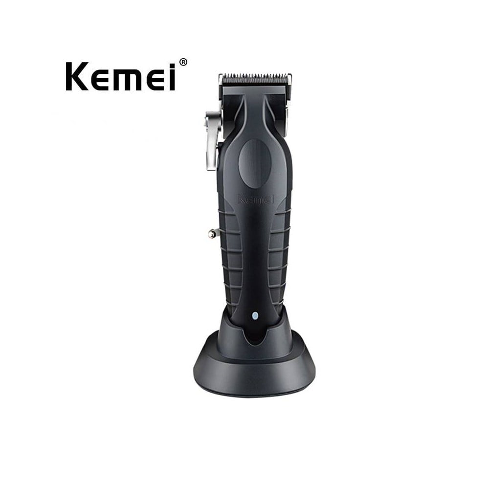 MAQUINA KEMEI 2296 CORTAPELO INALAMBRICA CON BASE DE CARGA - 3