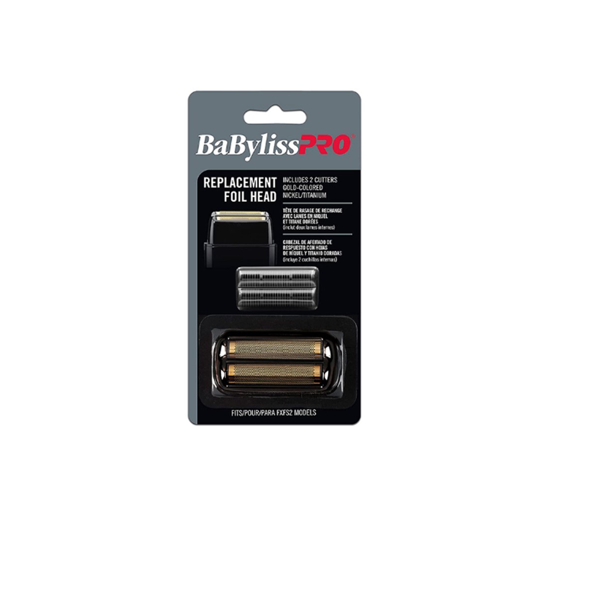 REPUESTO SHAVER BABYLISS PRO FOIL FX02 NEGRO FXRF2B - 3