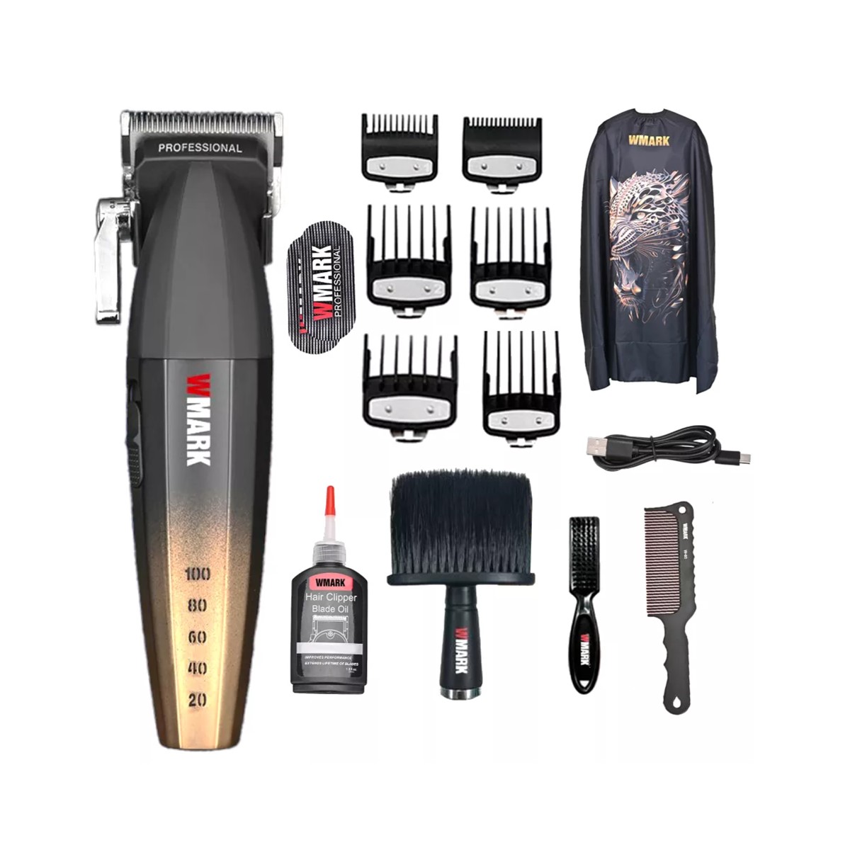 MAQUINA DE CORTADORA DE PELO WMARK NG 2038 9000 RPM DORADO - 3