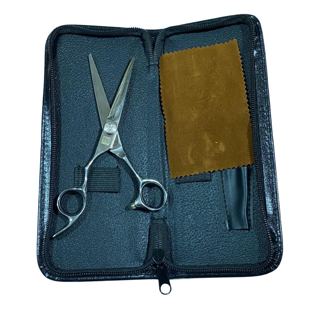 TIJERAS PROFESIONALES PARA CABELLO PARA ZURDOS DE 6.5 PULGADAS ACERO JAPONES 440 - 3
