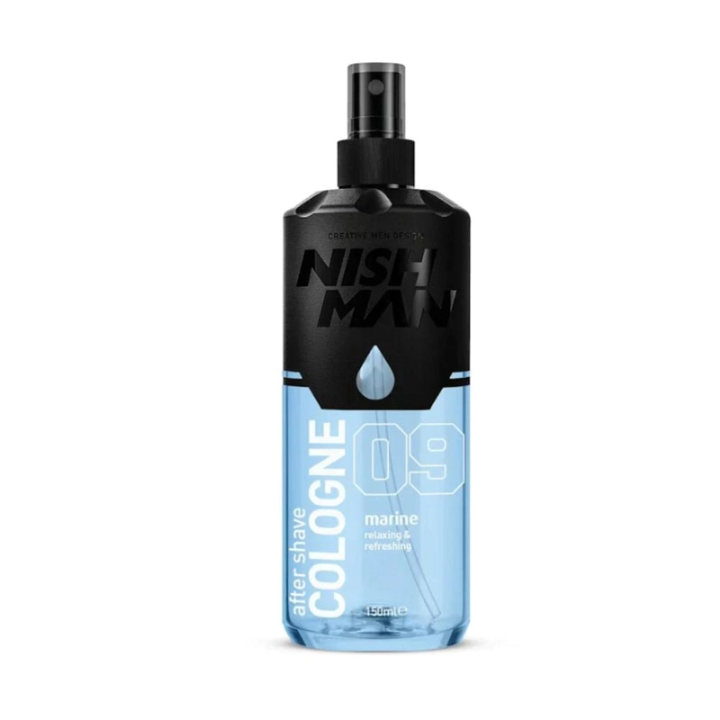 COLONIA NISH MAN NISHMAN PARA DESPUÉS DEL AFEITADO N°9 MARINE 400 ML - 1