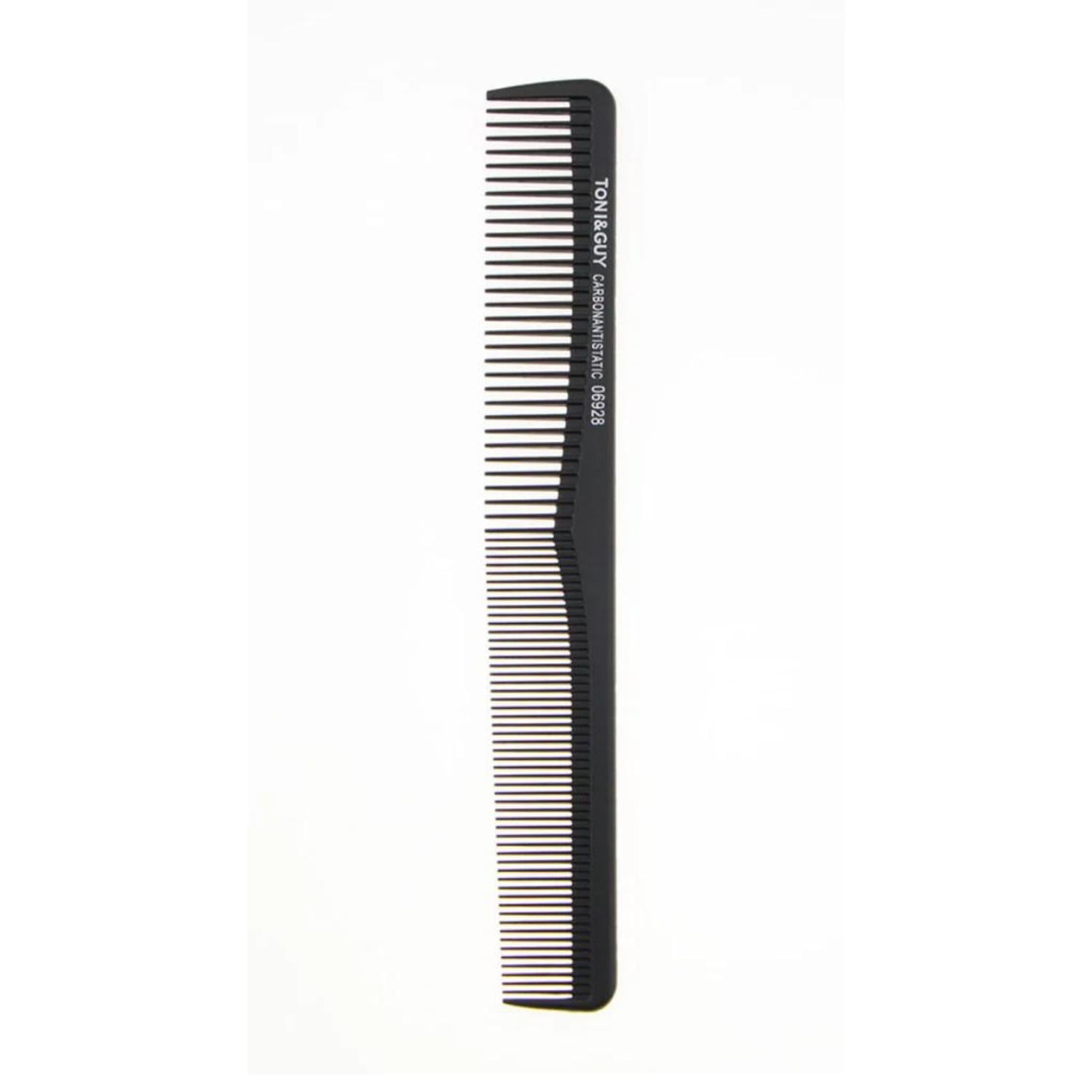 PEINE DE CORTE 06928 TONI & GUY CARBONO ANTI ESTÁTICO BARBERIA - 1