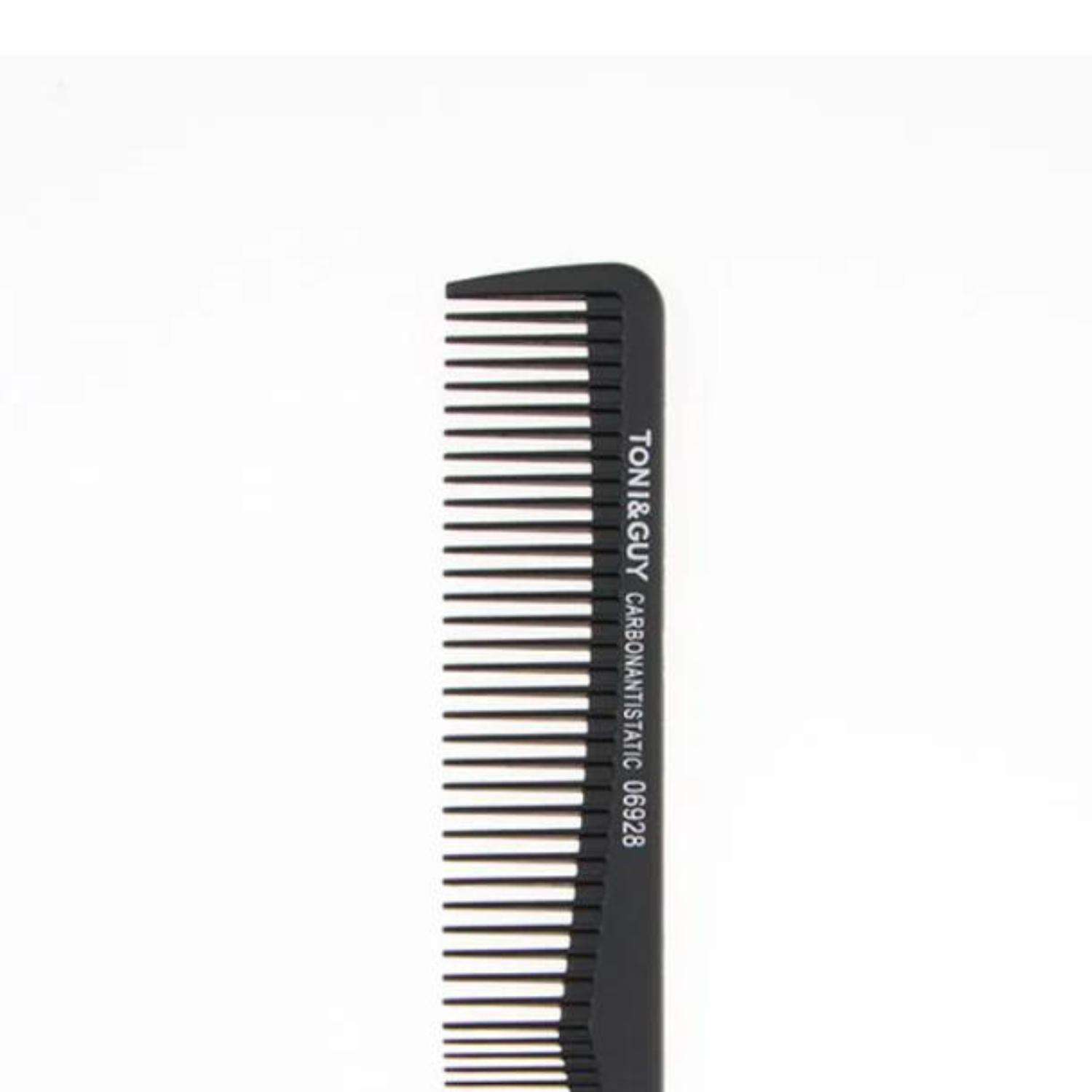 PEINE DE CORTE 06928 TONI & GUY CARBONO ANTI ESTÁTICO BARBERIA - 2