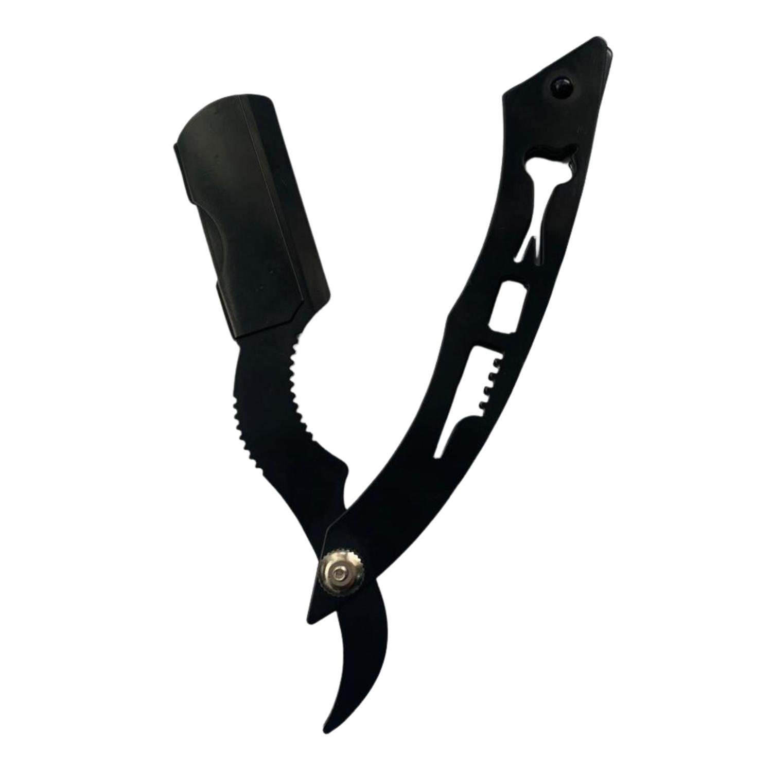 NAVAJIN NEGRO RAZORS INOXIDABLE PARA BARBERO PELUQUERIA - 1