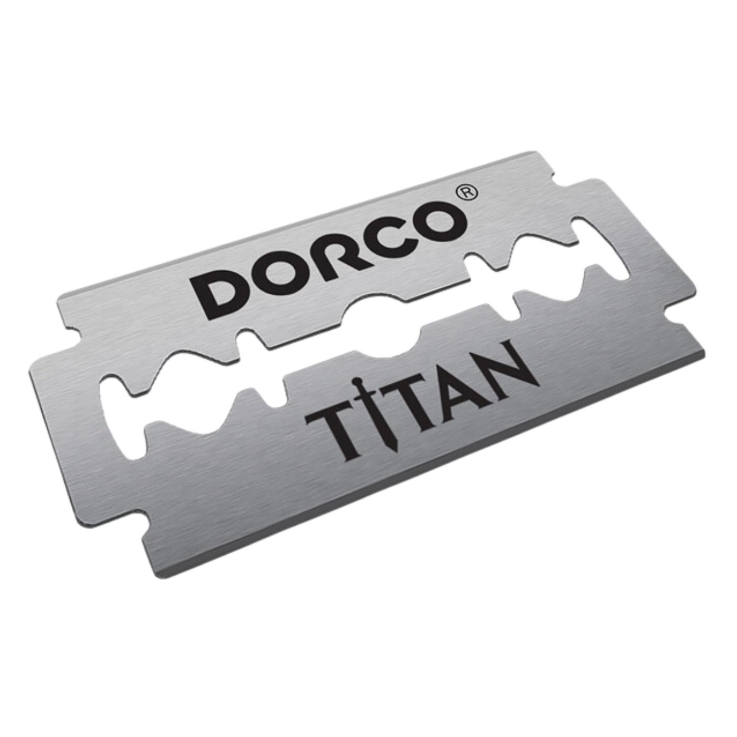 HOJAS DE AFEITAR DOBLE FILO DORCO TITAN 200 UNIDADES - 1