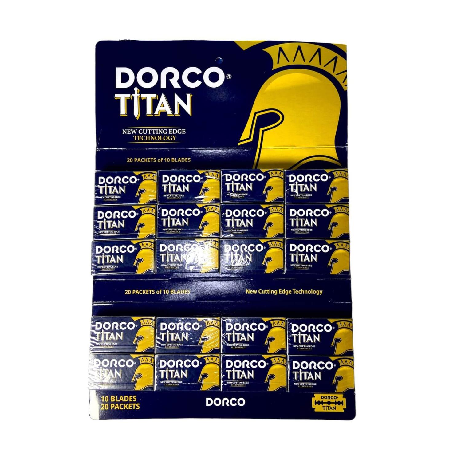 HOJAS DE AFEITAR DOBLE FILO DORCO TITAN 200 UNIDADES - 2