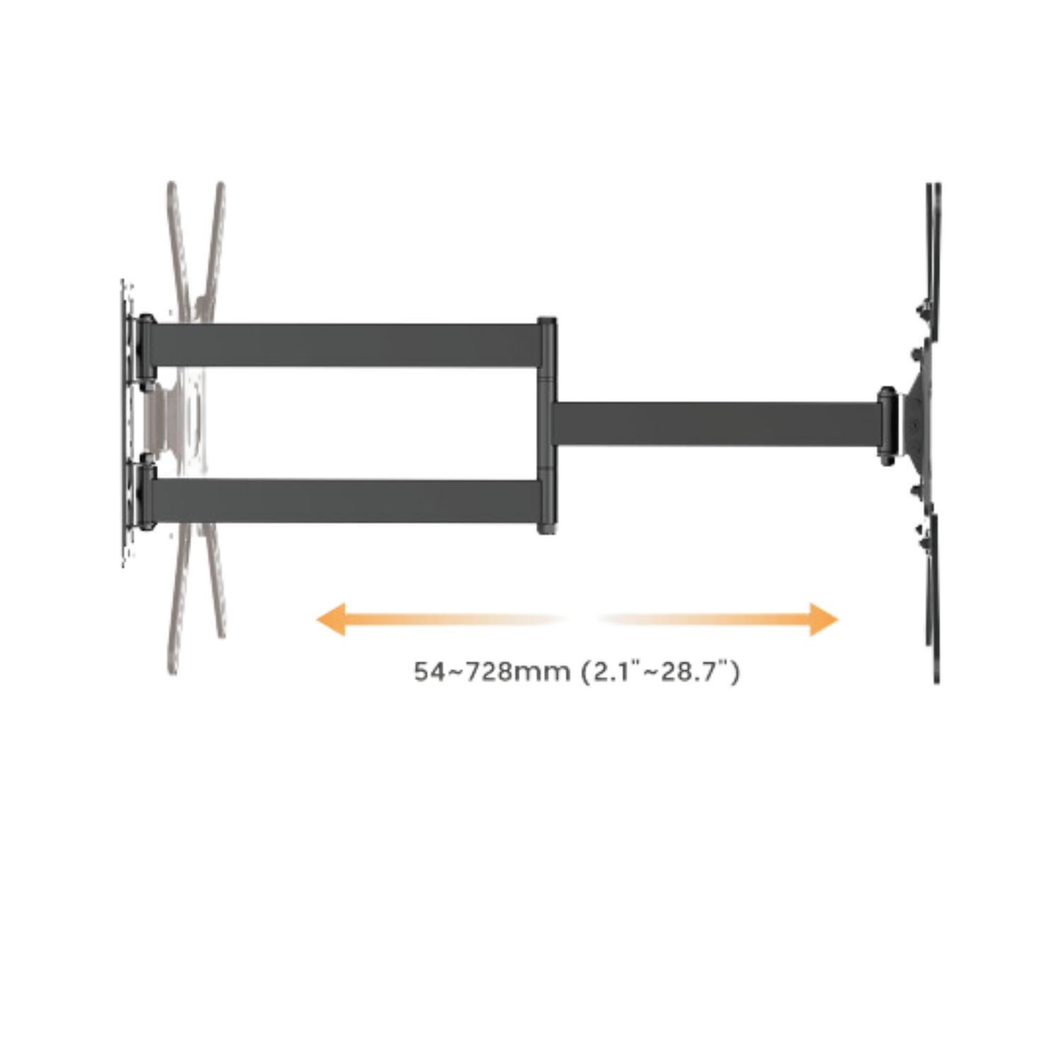 SOPORTE TV CON BRAZO EXTRA LARGO 23'-65' HASTA 35 KG - 2