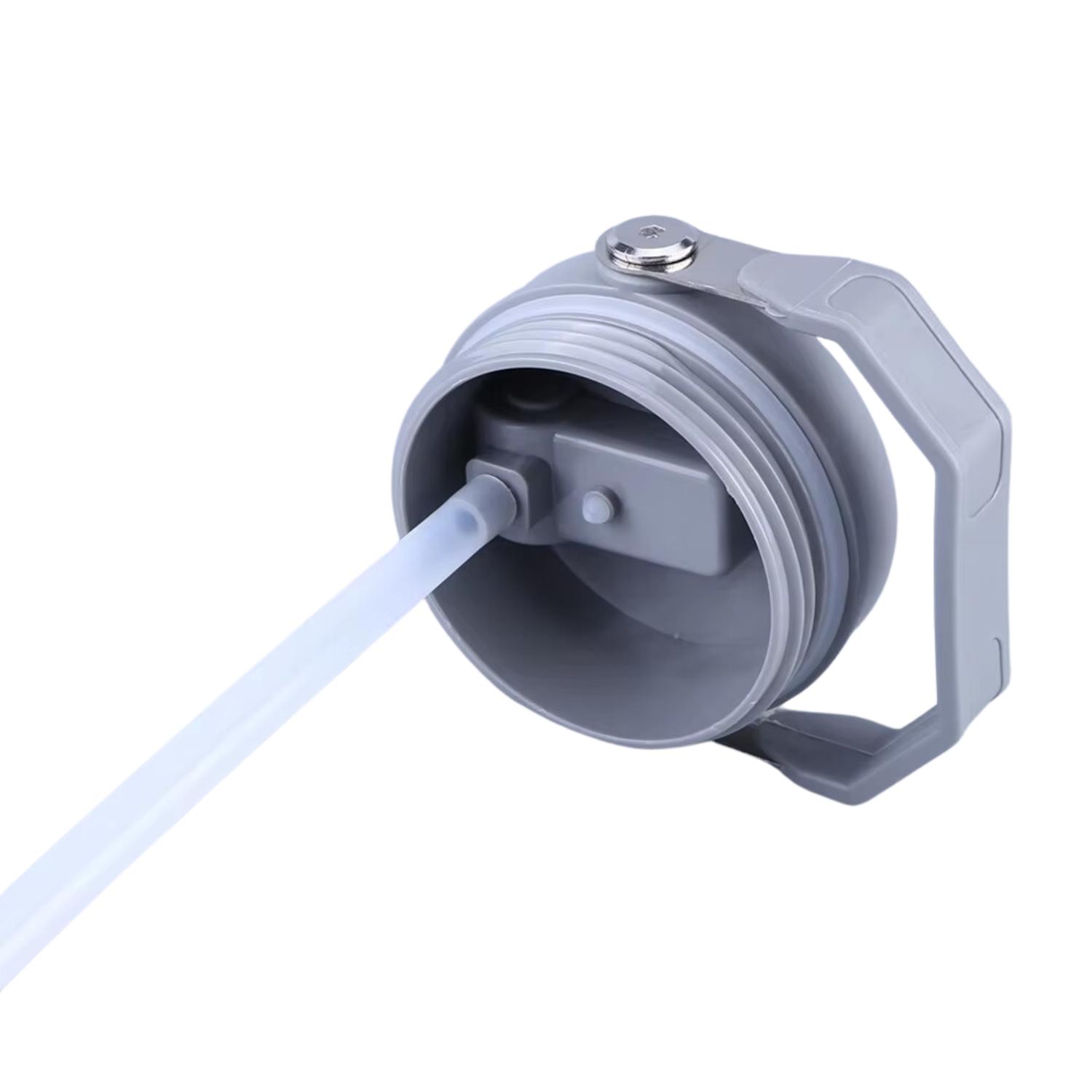 BOTELLA TERMICO FLIP STRAW TUMBLER 900 ML GRIS OSCURO - 7