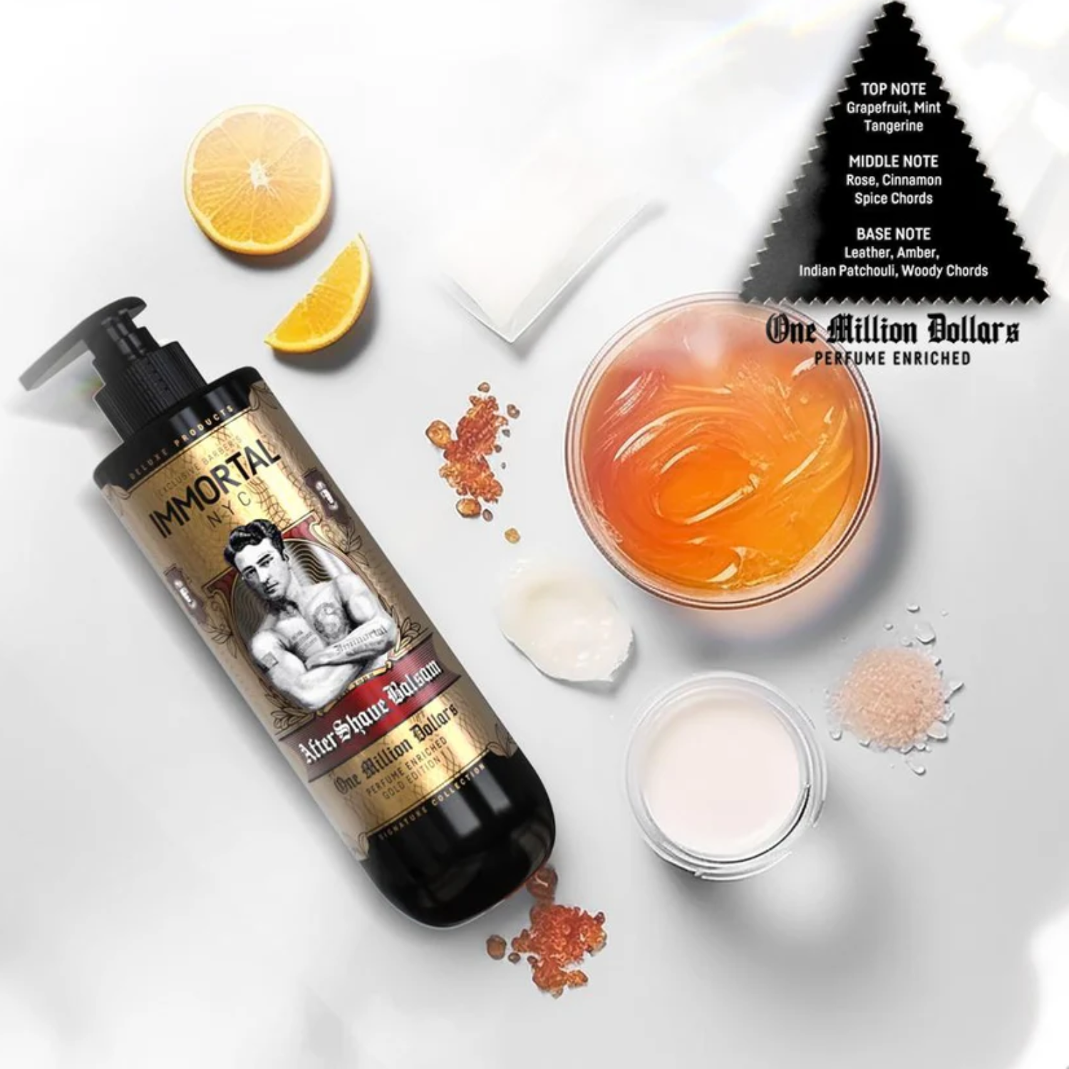 GEL AFEITAR IMMORTAL NYC ONE MILLION DOLLAR SUPERIOR 1000 ML - 3