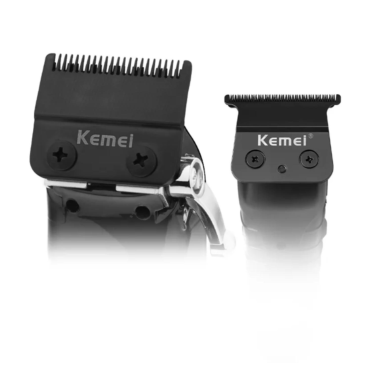 KEMEI BARBER COMBO CLIPPER KM-1763 BLACK + TRIMMER KM-2299 - 4