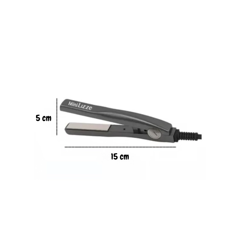 PLANCHA DE CABELLO LIZZE PROFISSIONAL MINI PARA VIAJE 220V - 8