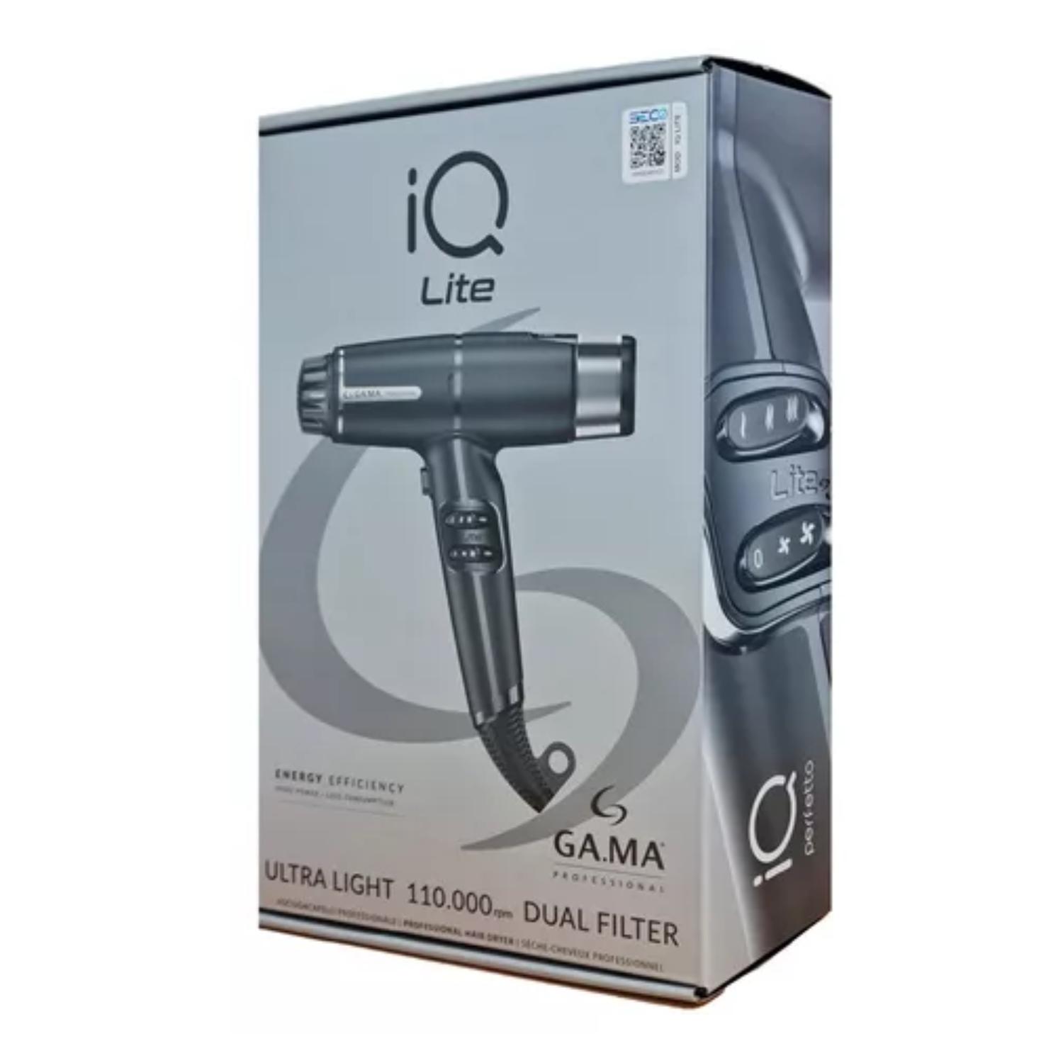 SECADOR DE PELO GAMA IQ LITE ULTRA LIVIANO PROFESIONAL - 8