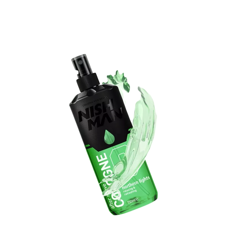 NISHMAN AFTER SHAVE COLONIA NO.0 NORTHERN LIGHTS 400ML - 3
