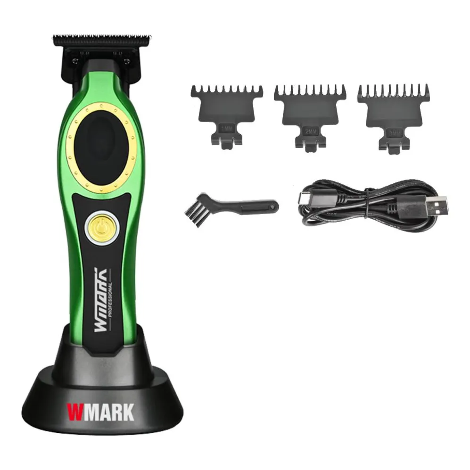MÁQUINA TRIMMER PATILLERA WMARK NG7230 VERDE 7500 RPM - 2