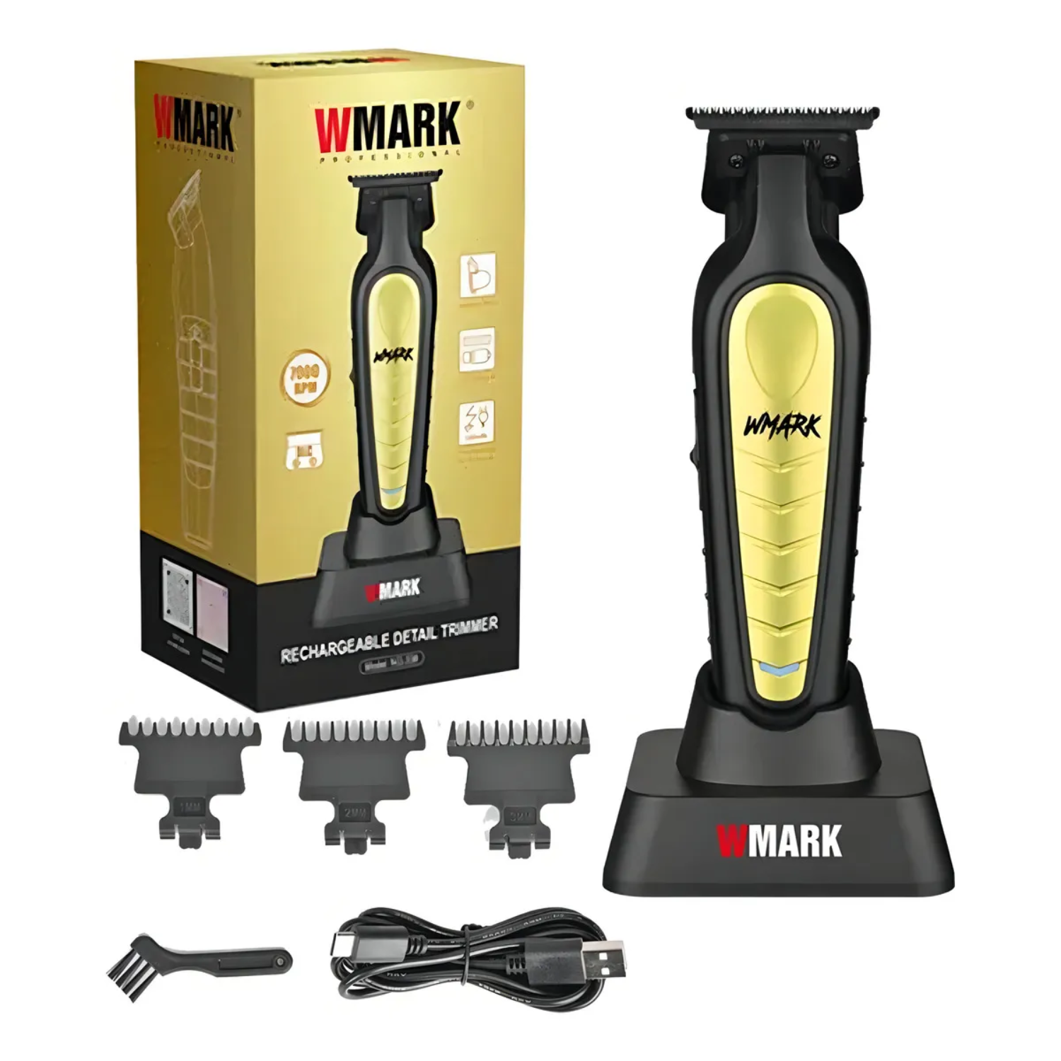 MÁQUINA DE TRIMMER PATIILERA WMARK NG 338 CON BASE - 3