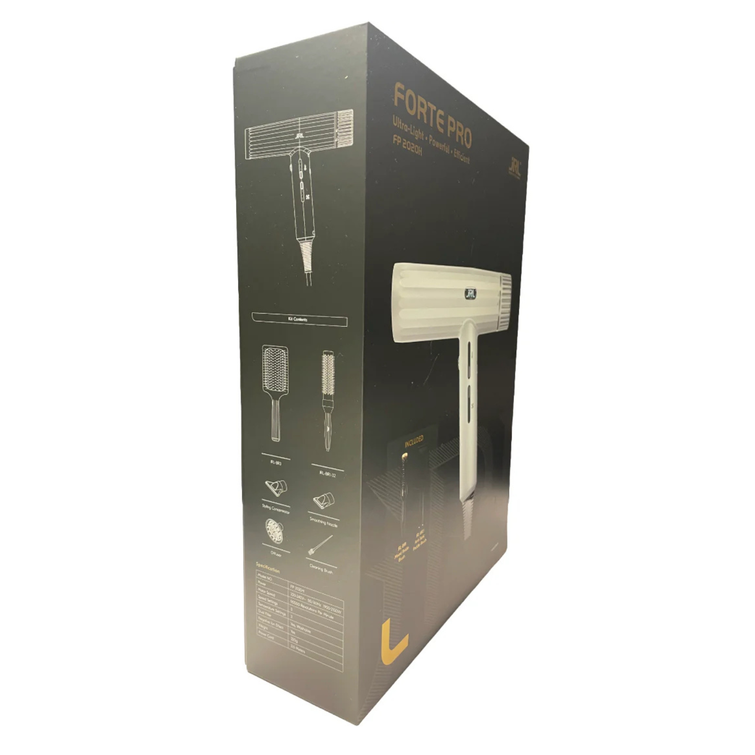 SECADORA DE PELO JRL PROF. FORTE PRO ULTRA LIVANO BLANCO - 5