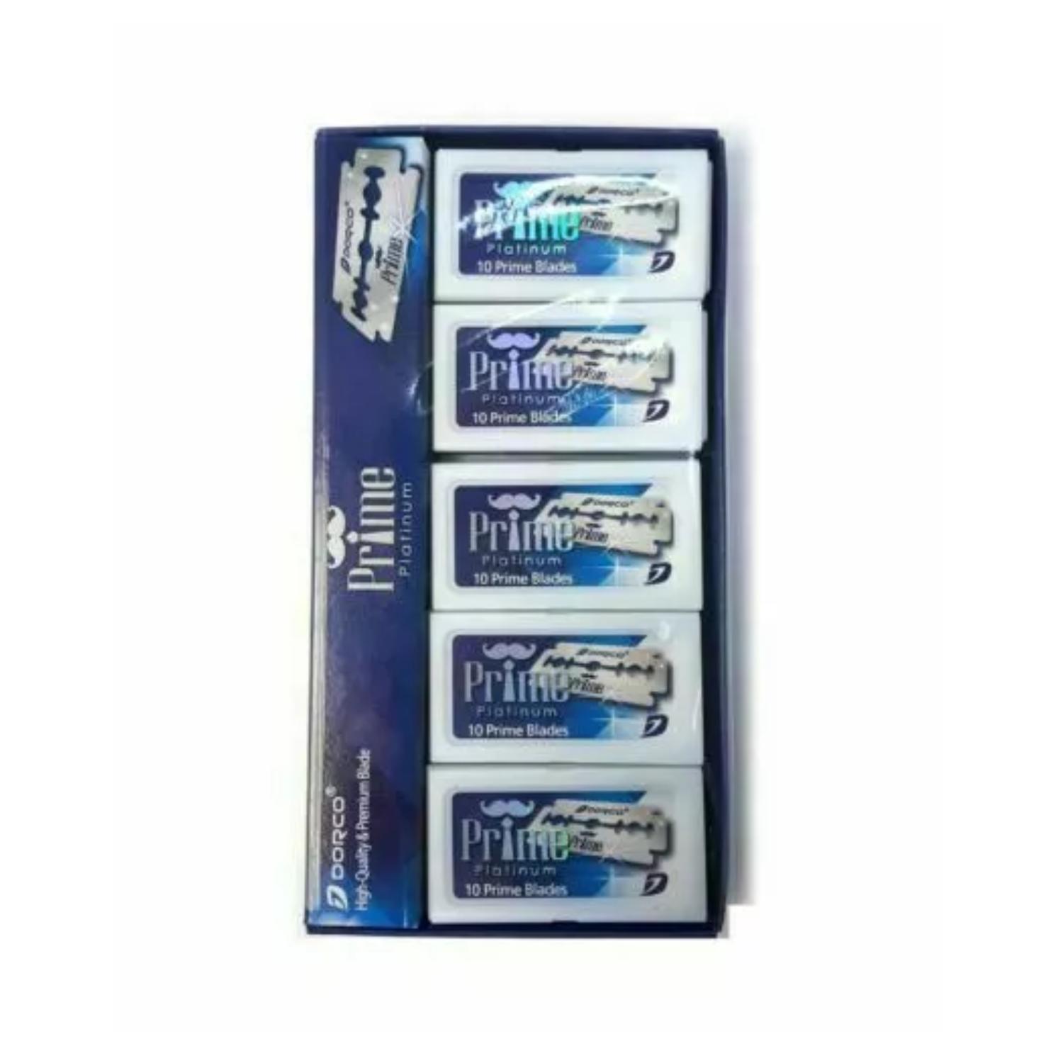 1000 NAVAJAS DORCO PARA AFEITAR DOBLE FILO PRIME PLATINUM - 2