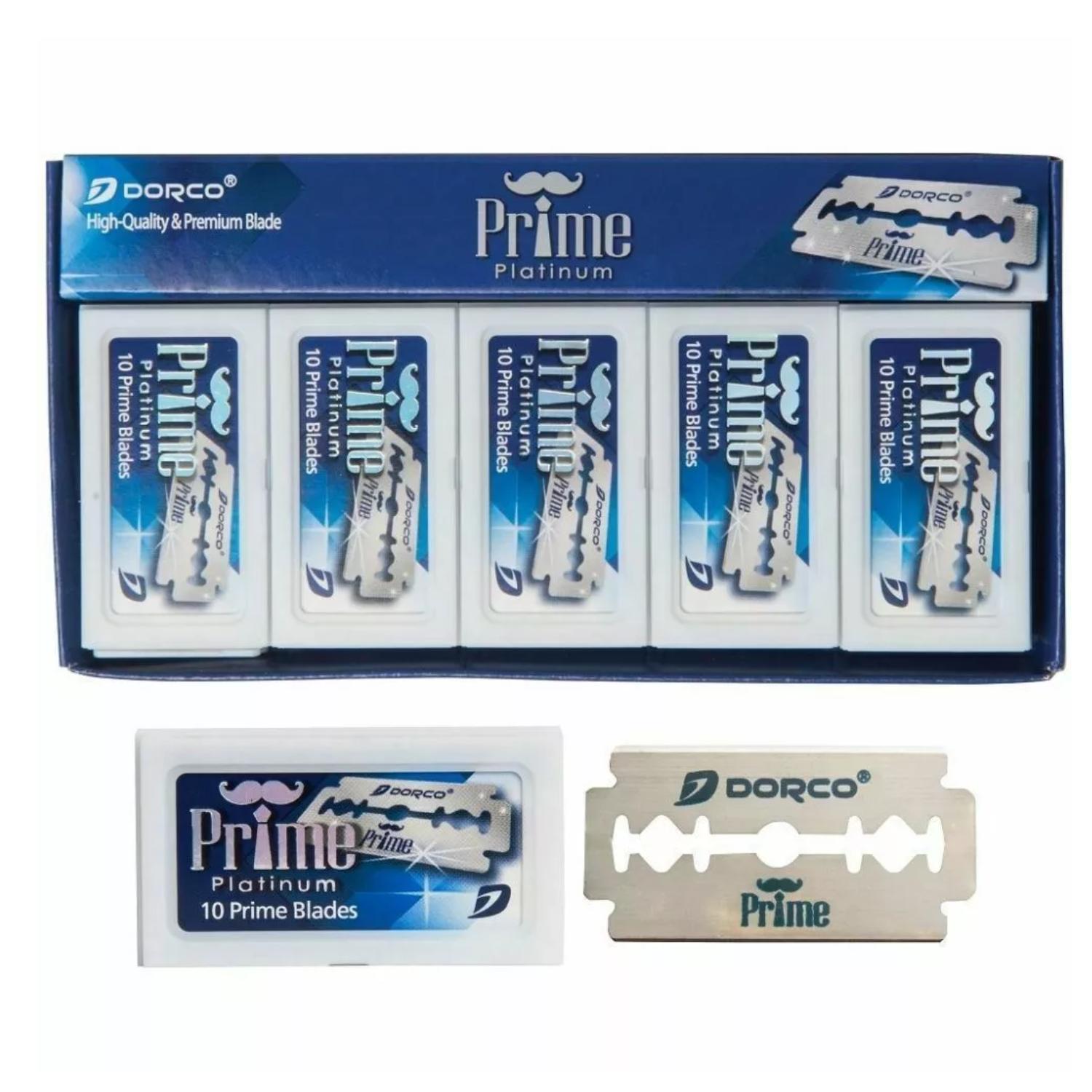 1000 NAVAJAS DORCO PARA AFEITAR DOBLE FILO PRIME PLATINUM - 3