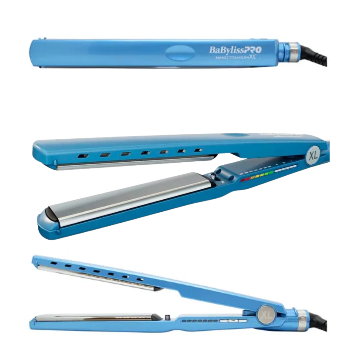 BABYLISS NANO TITANIUM PLANCHA ALISADO 9091 XL HUMEDO SECO - 4